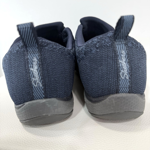 Skechers Breathe-Easy MEMORY FOAM Casual Trainers Navy Women’s Size 9.5 - Picture 11 of 15